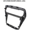Car Radio MP5 Player Panel Fascia 9 Inch for 2015 FORD ESCORT 2Din Stereo Player Install Surround Panel Dash Kit GPS Frame