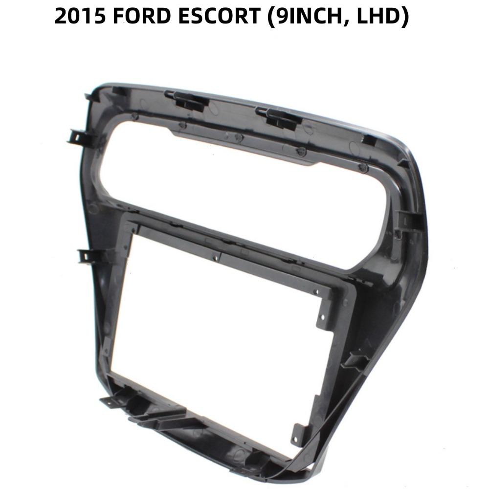 Car Radio MP5 Player Panel Fascia 9 Inch for 2015 FORD ESCORT 2Din Stereo Player Install Surround Panel Dash Kit GPS Frame
