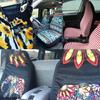 Dreaweet Navajo Print Car Seat Covers for Men Women Southwest Pattern Front Seat Protector Cover Full Set of 2pc Universal Size for Car, Truck or