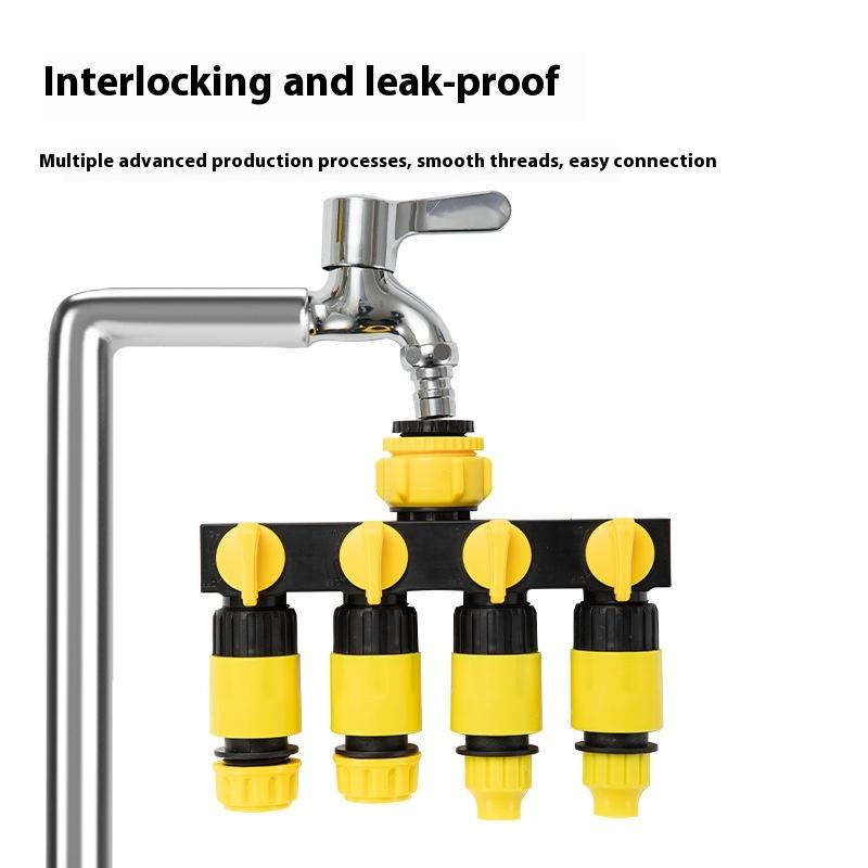 Watering Hose Connection Water Line Splitter Garden Gadgets Irrigation System Connector Agriculture Gardening Parts Supplies