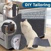 2 Colors Cat Scratcher Sofa Protector Cats Scratcher Pad Board Protection Trimmable Self-adhesive Carpet DIY Cat Scratch Mat