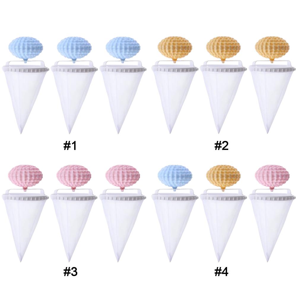 3Pcs Floating Hair Filtering Mesh Removal Pet Hair Remover for Laundry Floating Lint Mesh Bag for Washing Machine