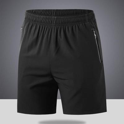 Men's Quick-Drying Elastic Fitness Shorts - Casual Outdoor Running & Training 5-Point Pants, Plus Size.