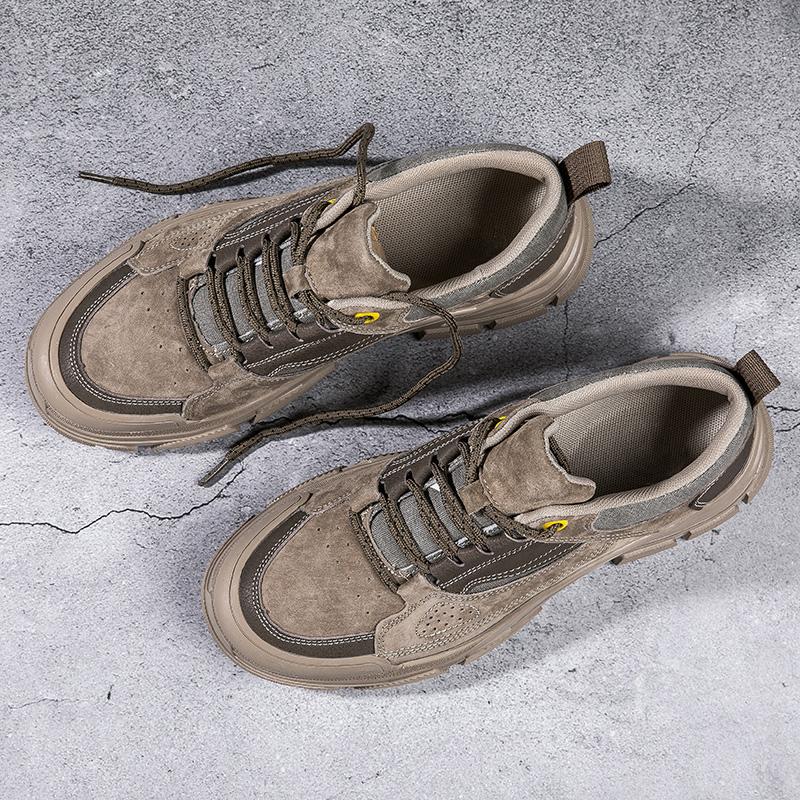 High Quality Brand Men's Outdoor Hiking Shoes Anti Slip Thick Soled Men's Trendy Sports Shoes Winter Cotton Shoes Free Delivery