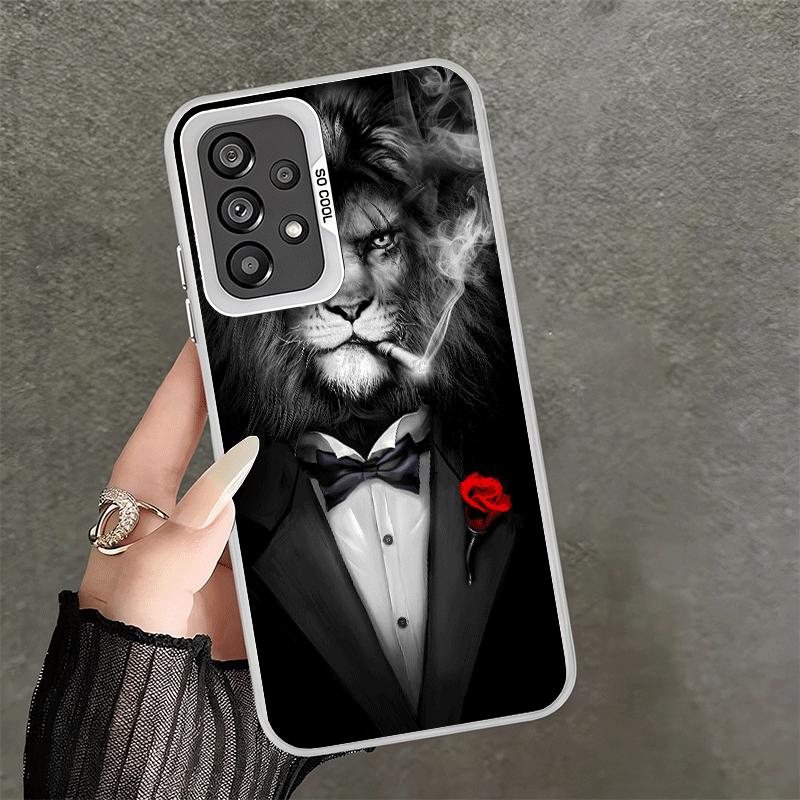 Man Suit Shirt Tie Cool Shockproof Phone Case for Samsung A17 A16 A15 A14 A37 A57 A36 A56 A26 A35 A55 A25 A34 A54 A24 A13 A23 A3