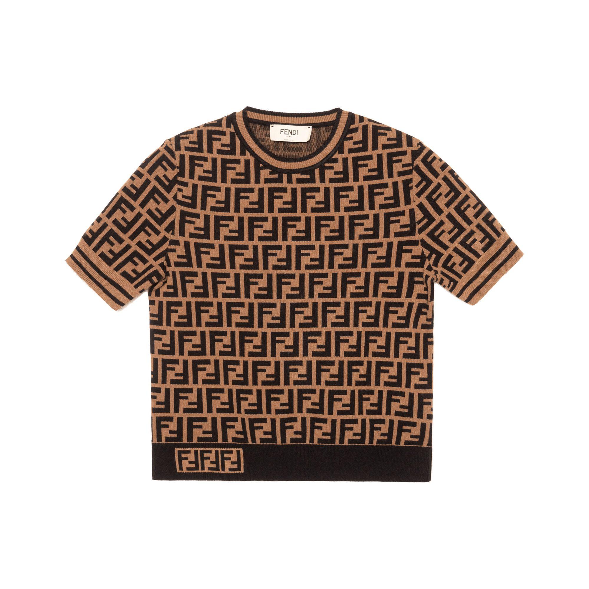 FENDI Women`s Fabric FF Motif Sweater