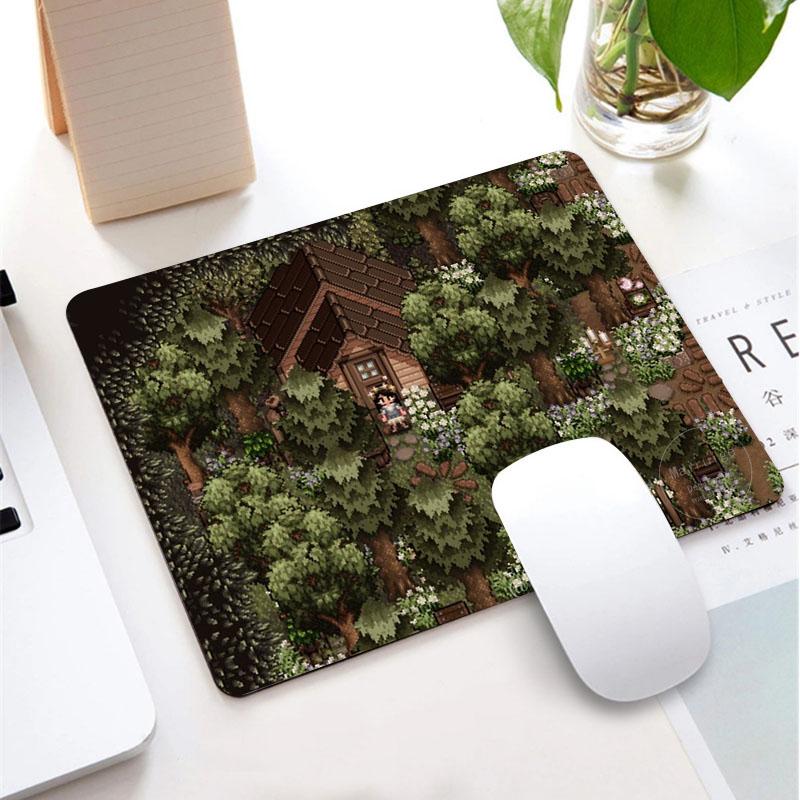 Stardew Valley Mauspads Kleine Mauspads Gamer PC Mauspads Sakura Computertischmatte Maus Teppich Gaming für Maus Tastatur Pads