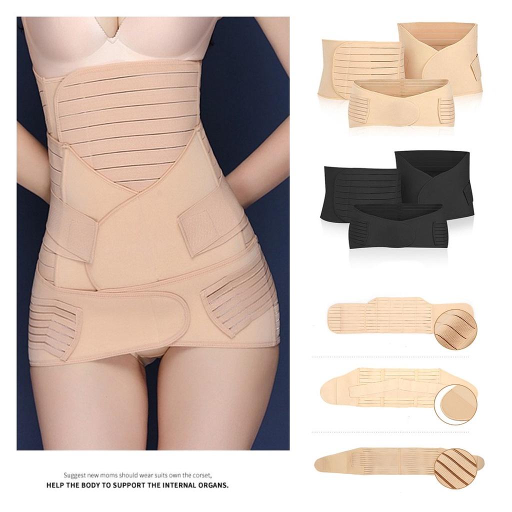 Brand Name Product Name Postpartum Abdominal Binder Three-piece Set For Maternity Women Suitable For Natural And C-section Delivery
