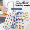 5Pcs/10Pcs Colorful Polka Dot Cloths, Absorbent Cloths, Cleaning Cloths, Hand Wiping Cloths