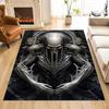 Biomechanical style sculpture Print Carpet Rug for Living Room Bedroom Sofa Doormat Home Decor Non-slip Floor Mat