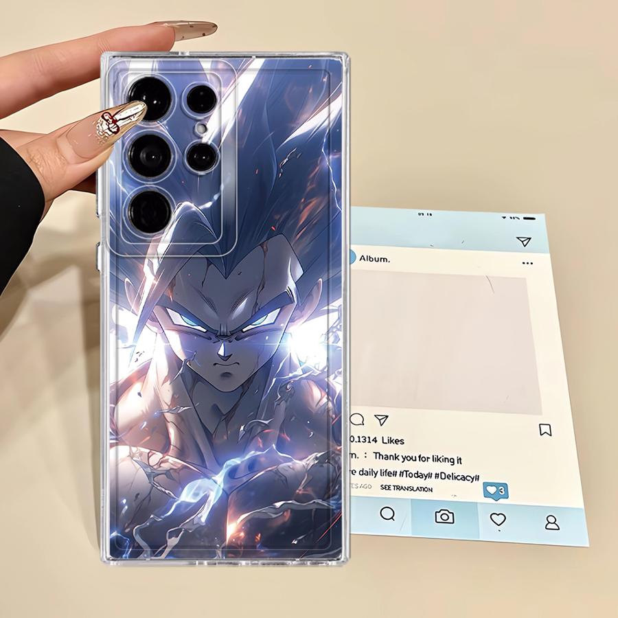 

Чехол для телефона Samsung Galaxy S20 Plus S21 S26 S23 Ultra Note 20 Ultra 10 S22 FE S25 Edge S24 Аниме Dragon Ball Galaxy S24 FE