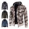 Coat Hooded Camouflage Warm Cardigan Zipper Men Jacket for Winter