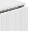 Sideboard White 79.5 X 33 X 82 Cm Engineered Wood