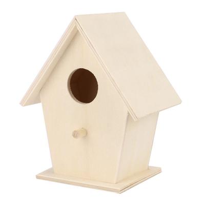 Wooden Bird House Birdhouse Hanging Nest Nesting Box Home Garden Decoration