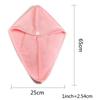 FASHION Hair Towel Wrap Fast Dry Hair Towel Super Absorbent Microfiber Coral Velvet Hair Drying Towel Quick Dry Hair Turban