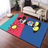 Mickey Mouse cartoon print rug, non-slip and stain-resistant floor protection rug, home décor.