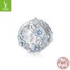 Wind S925 Silver Opal Bracelet Beaded, Retro Luxury Opal Diy Beads Loose Beads With