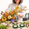 Floral Tape For Artificial Flowers 0.47in Wide Florist Tape Green 30 Gauge Strap Set For Crafting Plant Arrangement Grafting