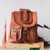 7X9 Inch Genuine Goat Leather Vintage Messenger Ladies Shoulder Hippie Tote Bag
