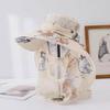 Summer Outdoor Sports Sun Hat Detachable Dome Sunshade Pastoral Style Tea Cap