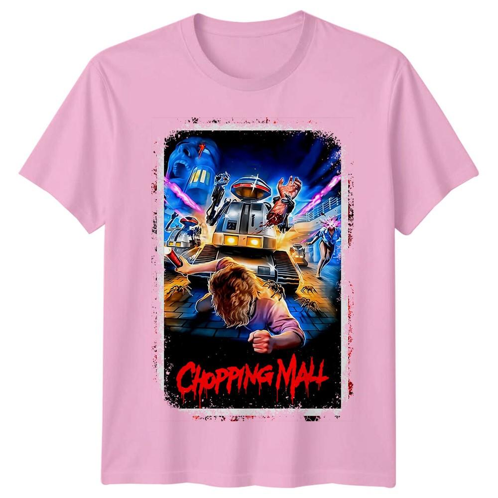 Chopping Mall 1986 Movie Poster Inspired Tshirt Retro 80s Tee Unisex