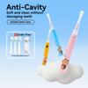 Children's electric toothbrush ultrasonic intelligent type-c rechargeable DuPont Soft bristles sensitive baby 3-12 years old