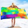 Comfy Bath Towels Oil Paintings Soft Bathing/Beach/Camping Towel Quick Fast Dry Sand Free for Women Men Girls Boys Large Size