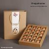 Kraft Paper Egg Packaging Box - Gift & Handheld (20, 30, 40, 60 pcs)