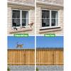 Dissuasion efficace, conception résistante aux intempéries, pics anti-oiseaux à 3 rangées pour la protection extérieure des clôtures, balcons,