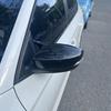 For Skoda Fabia 2015- Rapid 2016- Car Sticker Rearview Side Mirror Cover Wing Cap Exterior Door Rear View Case Trim ABS