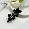 Frosted Texture Hair Claw Flower Decor Thick Thin Hair Clip Non-slip Matte Finish Large Back Head Hair Claw Hair Accessories