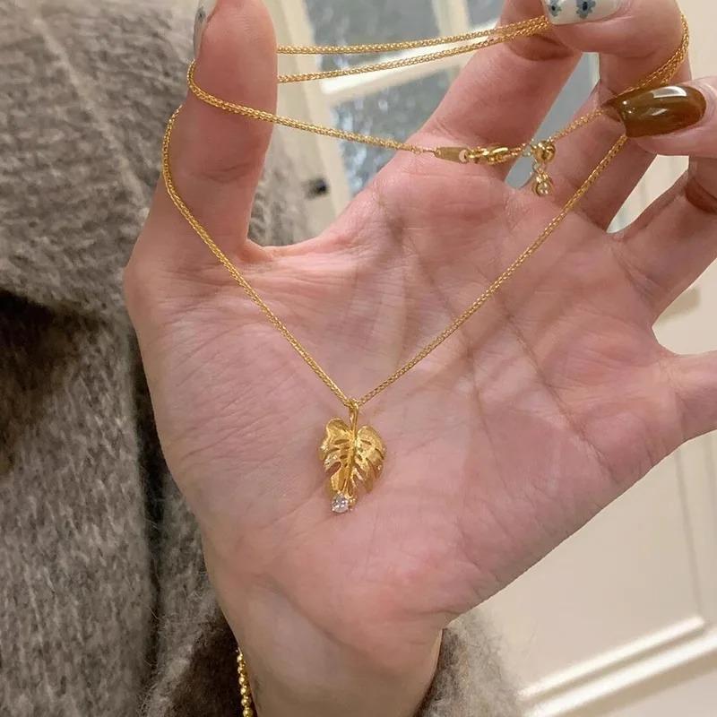 925 Silver Necklace Cute Five Pointed Star Smile Dimple Pendant for Women Girl Jewelry Gift