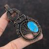 Tree Of Life Smithsonite Pendant Copper Wire Wrapped Pendant Copper Jewelry Wire Wrapped Jewelry Original Gemstone Handmade Pendant For Gift