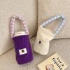 Fashion Protective Cover Water Bottle Bag Plaid Water Bottle Sleeve Portable Insulated Design Bottle Handbag Travel