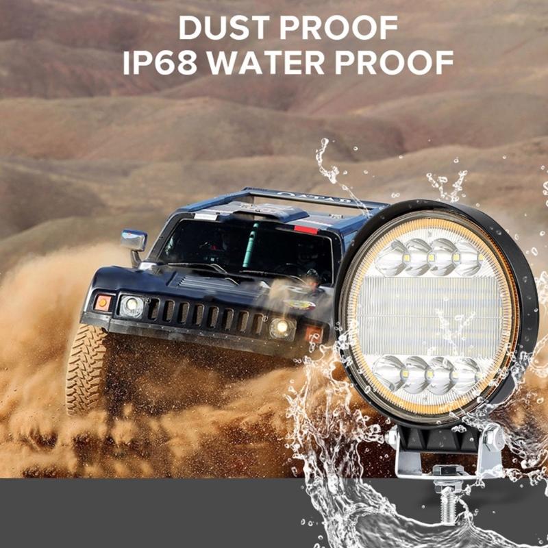 Modification Accessory Spots Flood Combo Beam for Truck Pickup SUV LED Work Light 126W 12600LM Offroad Spots Flood Light