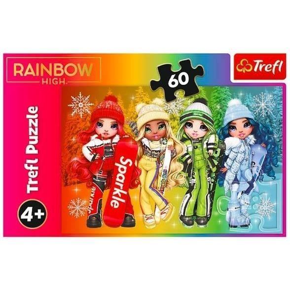 Puzzle 60 pièces TREFL MGA Rainbow - Pour enfants à partir de 3 ans - Puzzle 3D non inclus