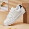 New little white shoes men's and women's versatile student sports flat-bottomed casual thick-soled heightening board shoes