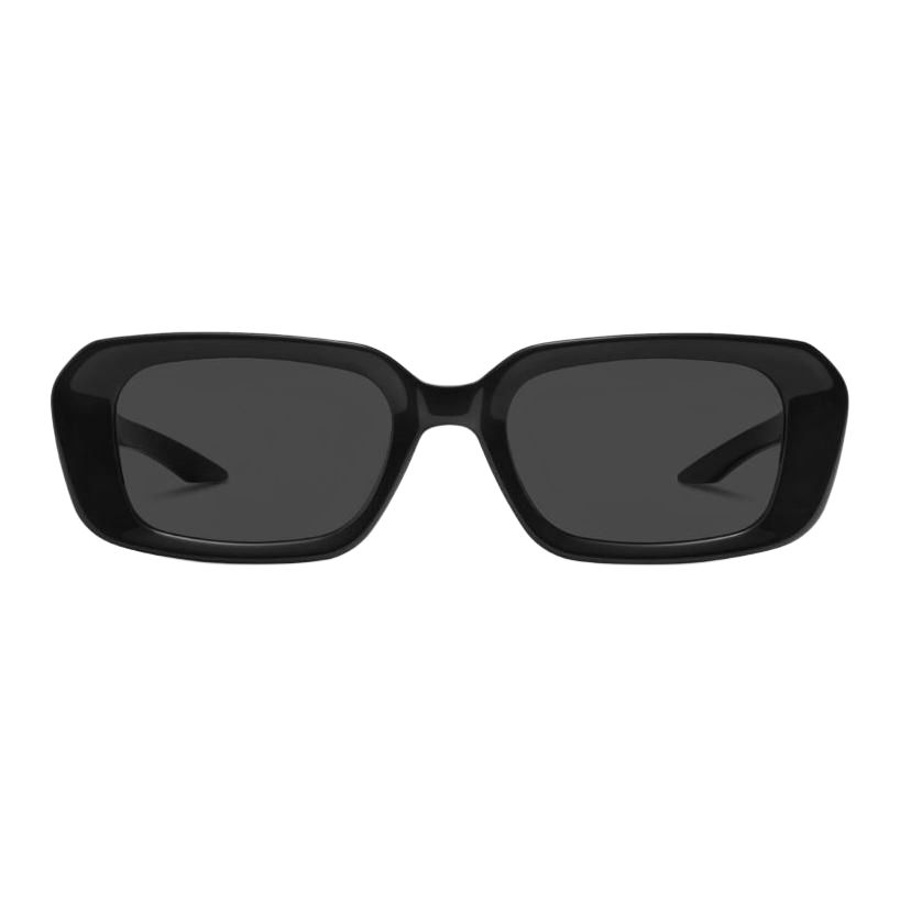 Gentle Monster Logo Engraved Rectangular Sunglasses Men Sunglasses Black MELROSE01