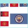 Drapeau Vibrant de Manchester United 90x150cm Pour les Fans Parfait Pour Chaque Occasion
