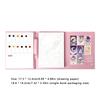 Travel Watercolor Painting Set with Tri-Fold Book, Built-in 12 Colors & Stress Relief Note Paper for DIY Art Therapy