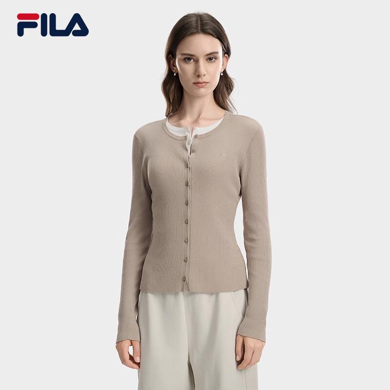 Fila Women's Slim Fit Faux Two-Piece Cardigan Jacket