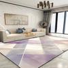 Tappeto Geometrico Dorato Chic Tappeto Moderno Elegante per Soggiorno Area Spaziosa Tappetino Morbido Antiscivolo Decorazione Divano per Camera da Letto