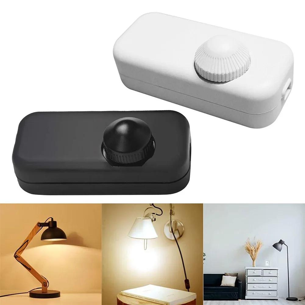 LED-Dimmschalter Eingebauter Dreh-Ein/Aus-Regler Ersatz-Dimmer Tisch-Schreibtischlampe Kabel Schalter Kippschalter
