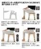 Richell Lucre Bath Chair, 30H, Brown, Made In Japan, Non-Slip, Stylish, Clear Plastic, 130041