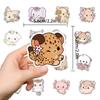 50PCS Cute Cartoon Animal Waterproof Stickers for Phones & Computers