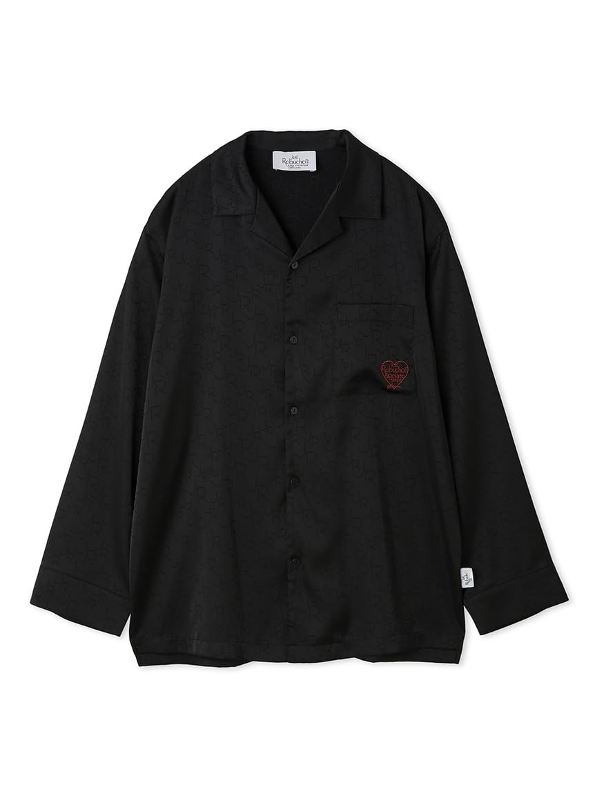 

Gelato Pique Robuchon Satin JQD Size Medium Joël Men s Shirt, PMFT254300, Black,