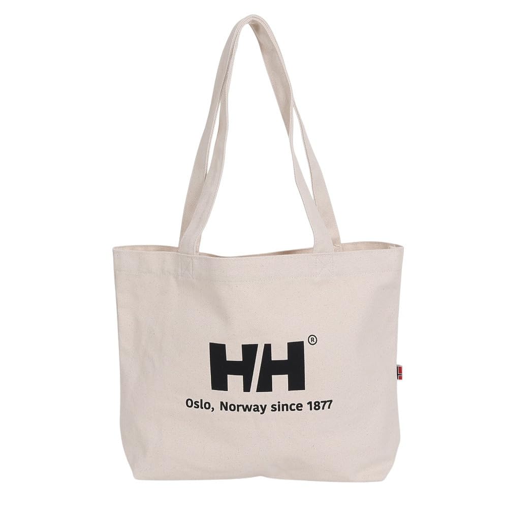 Tote Bag Organic Cotton Logo Tote M Organic Cotton Logo Tote M Unisex HY92321 Black [Helly Hansen]