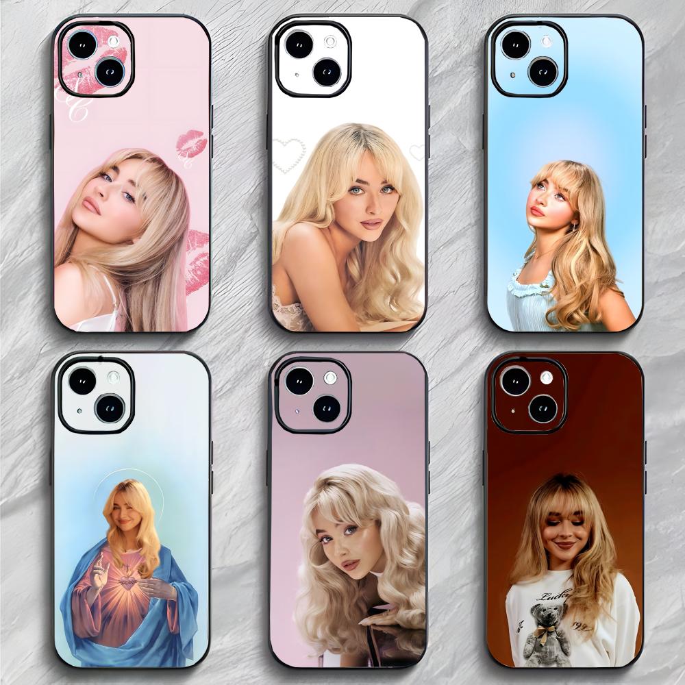 Pop Beautiful Singer S-Sabrina Carpenter Phone Case Phone Case Soft Packaging Lightweight For iPhone17 16 15 14 13ProMax