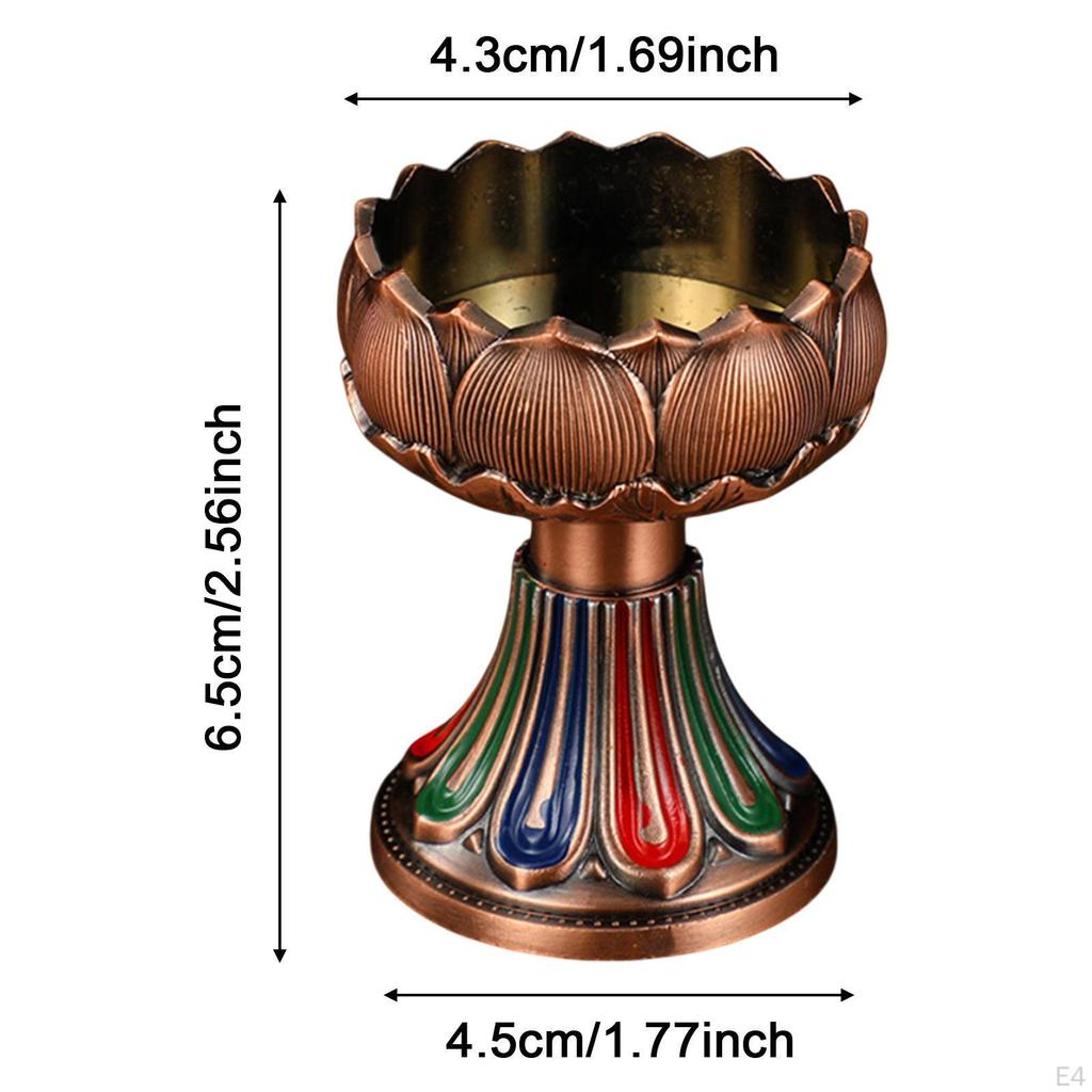 Butter Lamp Holder for Buddhist Altar and Home Decoration