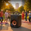 BT audio Speaker, Portable deep bass Outdoor cordless Speaker with Microphone, HiFi Sound,